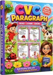 CVC PARAGRAPH READ LEARN GROW
